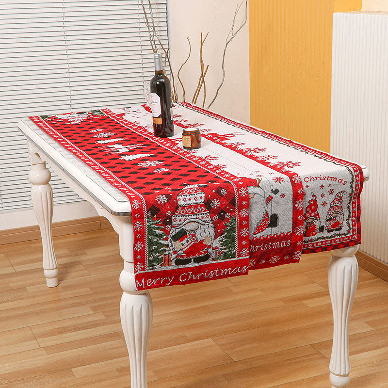 Christmas decorations, home decor, Christmas tablecloths, table flags eproloshop_this_look_EcLGgQ