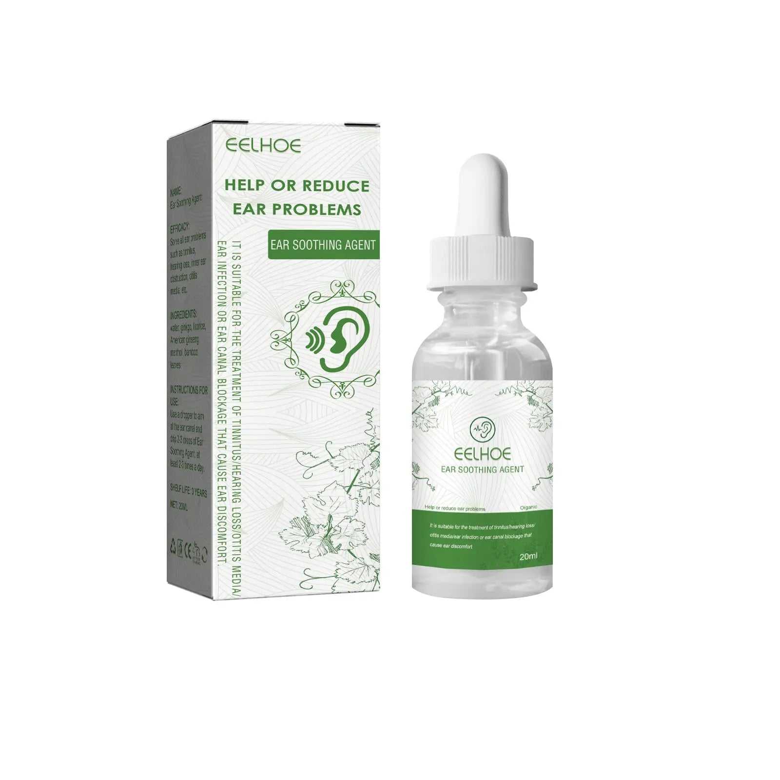 Ear Relief Relieves Blocked Inner Ear Ringing Ear Discomfort Ear Health Care Ear Drops eprolo