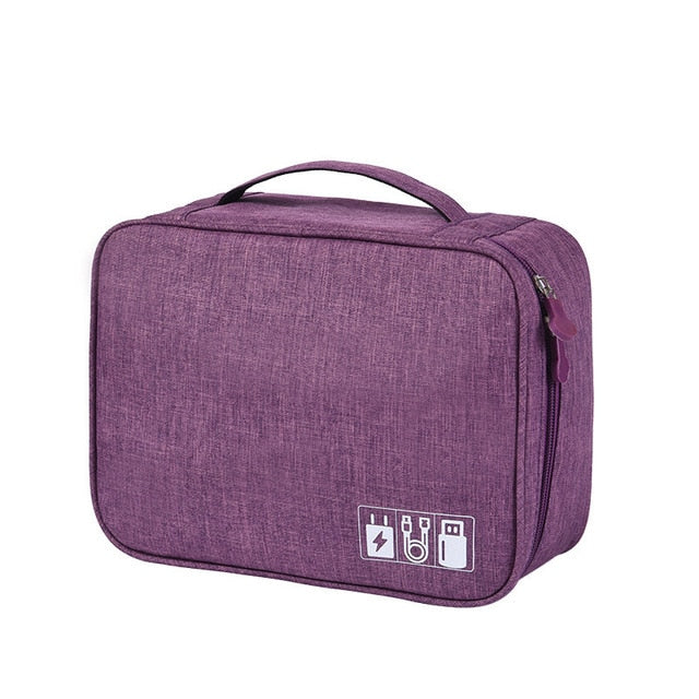 Travel Storage Bag Kit Data Cable U Disk Power Bank Electronic Accessories Digital Gadget Devices Divider Organizer Containers eprolo