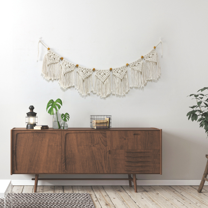 Room Decoration Tapestry Curtain Knitting Handicrafts Bedside Pendant Home Background Wall Decor eprolo