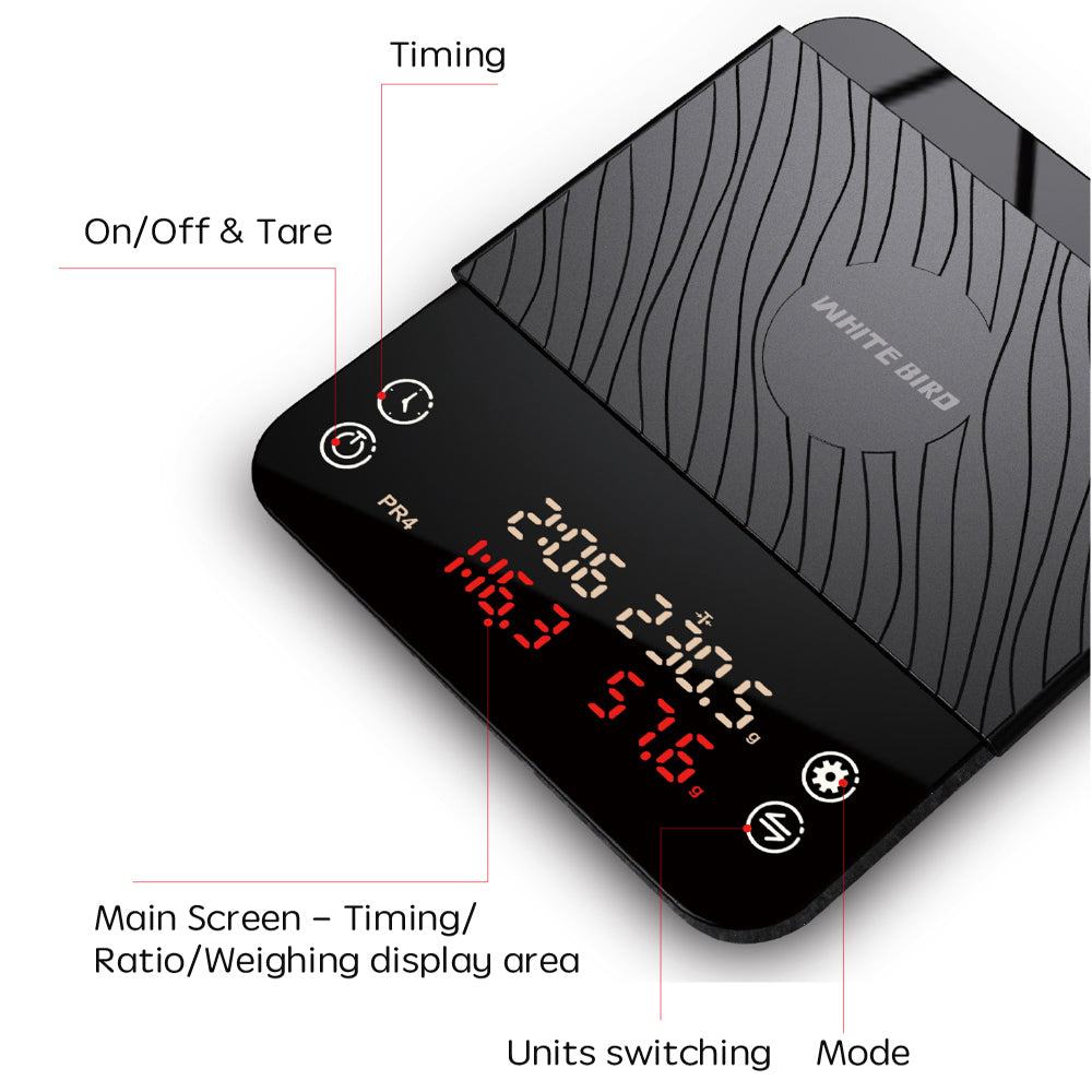 Manual Coffee Making Electronic Scale Automatic Timing Electronic Scale eprolo