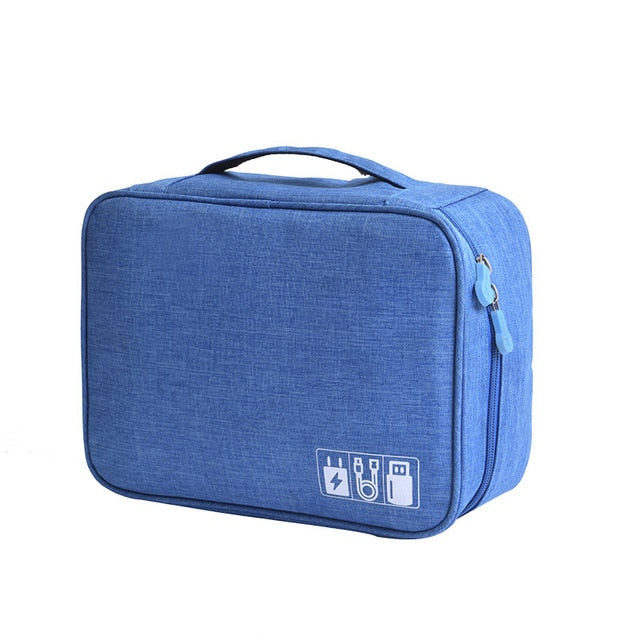 Travel Storage Bag Kit Data Cable U Disk Power Bank Electronic Accessories Digital Gadget Devices Divider Organizer Containers eprolo