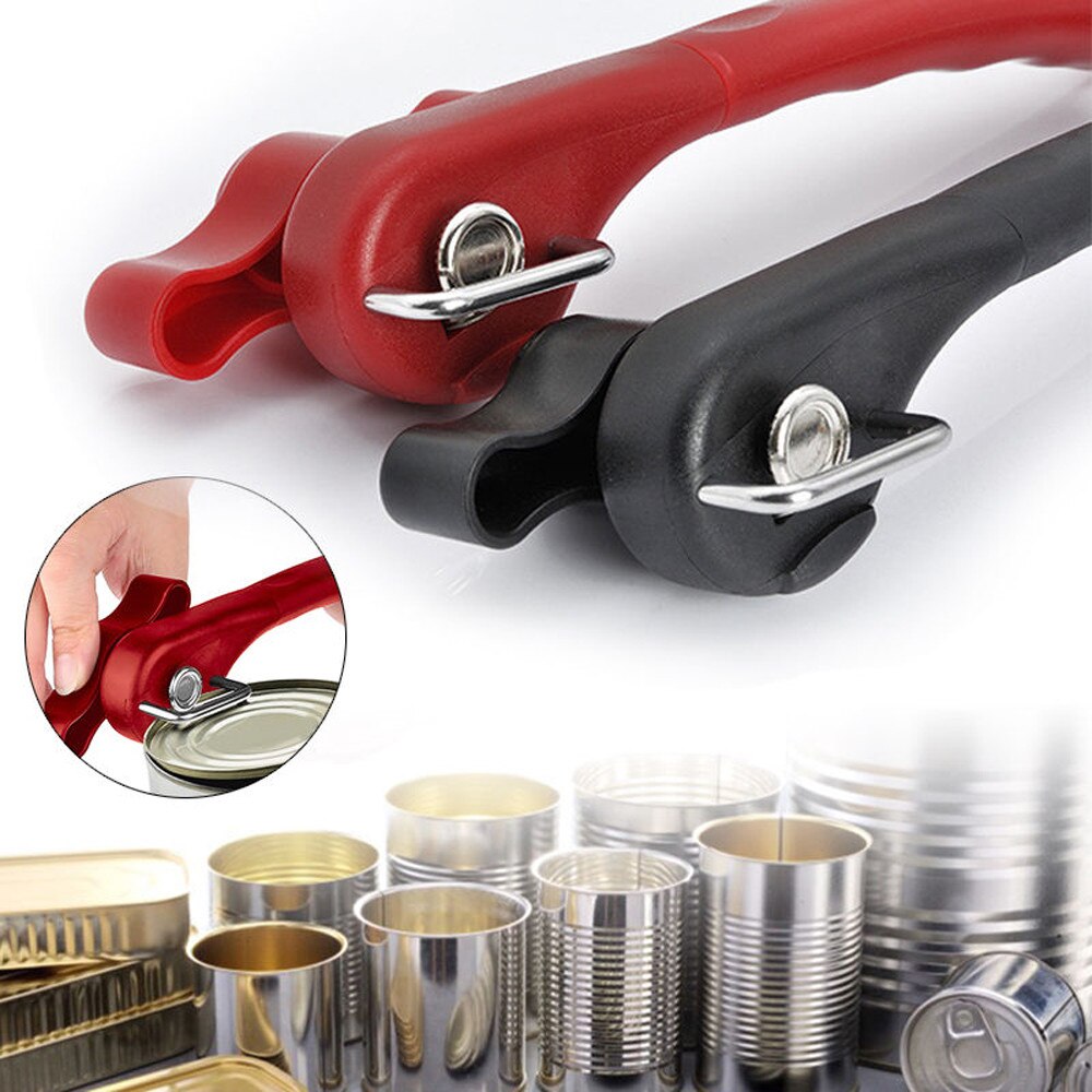 New Multifunction Stainless Steel Safety Side Cut Manual Can Tin Opener Professional Effortless Bar gadgets Cans eprolo