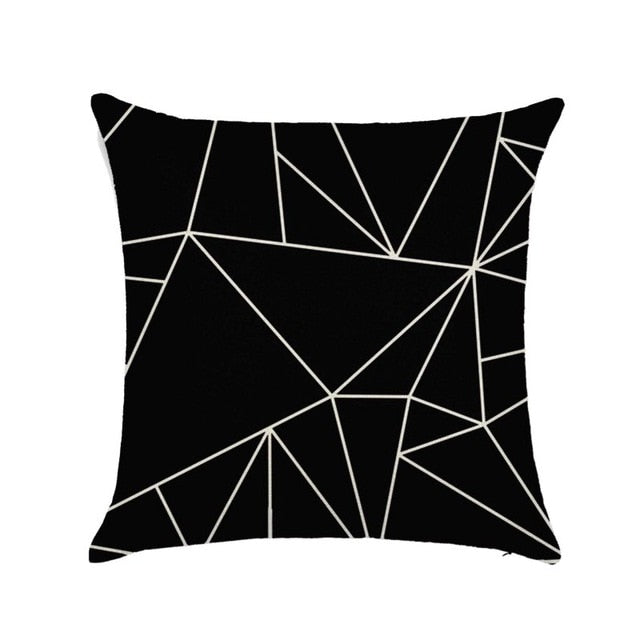 Linen Cotton Geometrisch Throw Pillow Cushion Home Sofa Decor 45X45cm eprolo