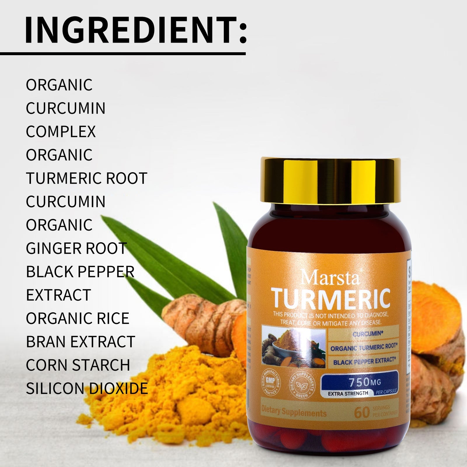 Curcumin Extract Capsules for Health Products eprolo