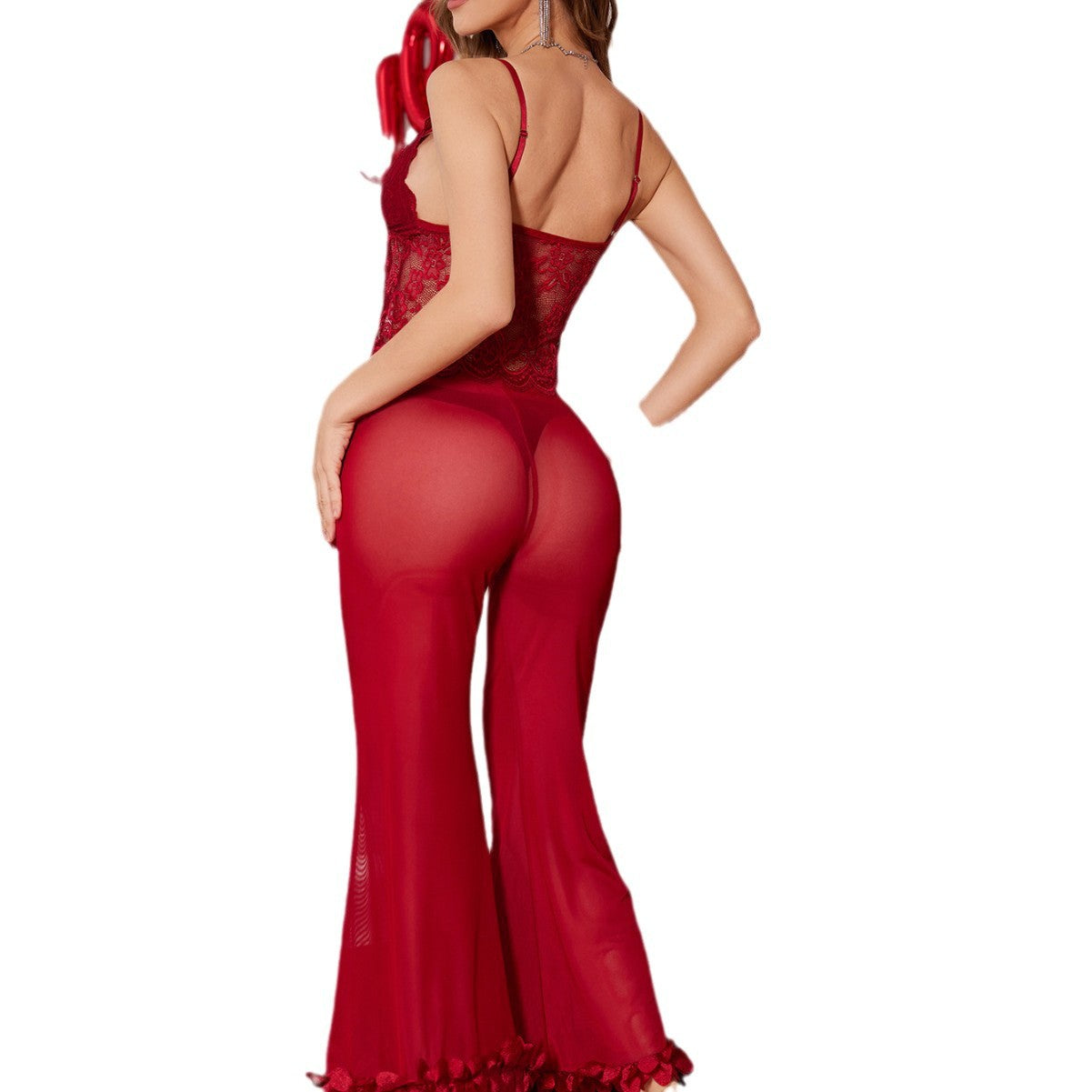 Sexy lingerie, sexy women's mesh, perspective love lingerie, home clothes eprolo