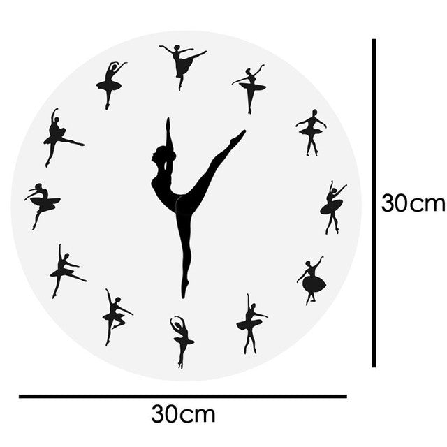 Yoga Postures Wall Clock GYM Fitness Flexible Girl Silent Modern Clock Watch Home Decor Meditation Decor Yoga Studio Relax Gift eprolo