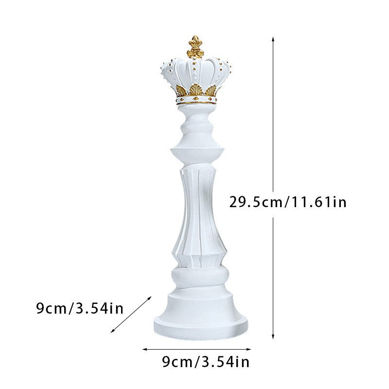 Chess resin ornaments wine cabinets kings queens warhorses chess pieces chessboards home decor eprolo