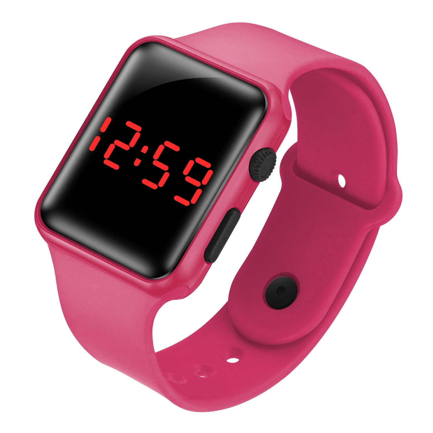 LED electronic watch/student fashion sports LED Apple square silicone electronic watch eprolo