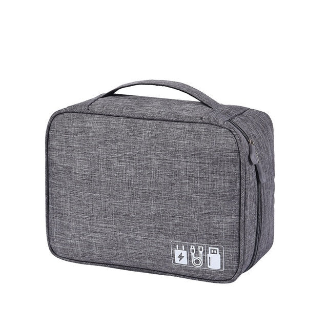 Travel Storage Bag Kit Data Cable U Disk Power Bank Electronic Accessories Digital Gadget Devices Divider Organizer Containers eprolo