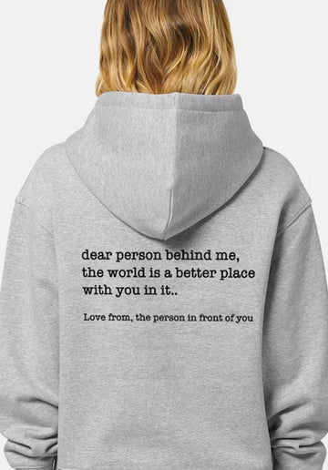Dear person behind me hoodies and sweaters, mental health sportswear eprolo