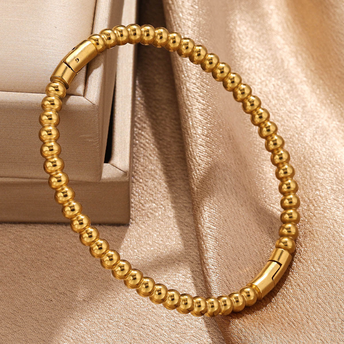 Fashion bamboo titanium steel bracelet female summer niche cold style ins stainless steel retro bamboo jewelry eprolo