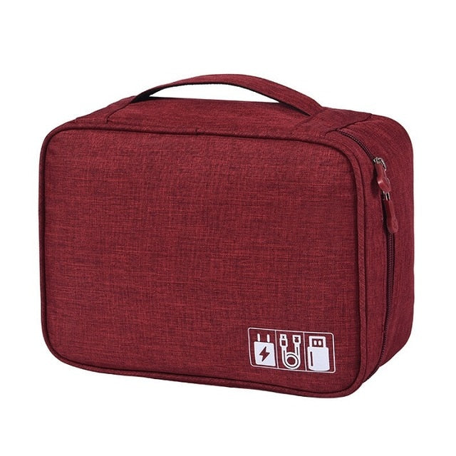 Travel Storage Bag Kit Data Cable U Disk Power Bank Electronic Accessories Digital Gadget Devices Divider Organizer Containers eprolo