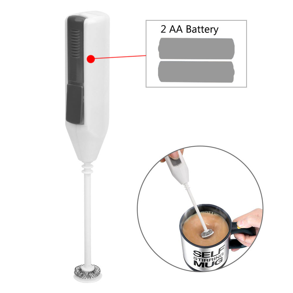 Kitchen Tools Gadgets Egg Tools Portable Coffee Milk Frother Electric Egg Beaters Handle Mixer Cooking Tools eprolo