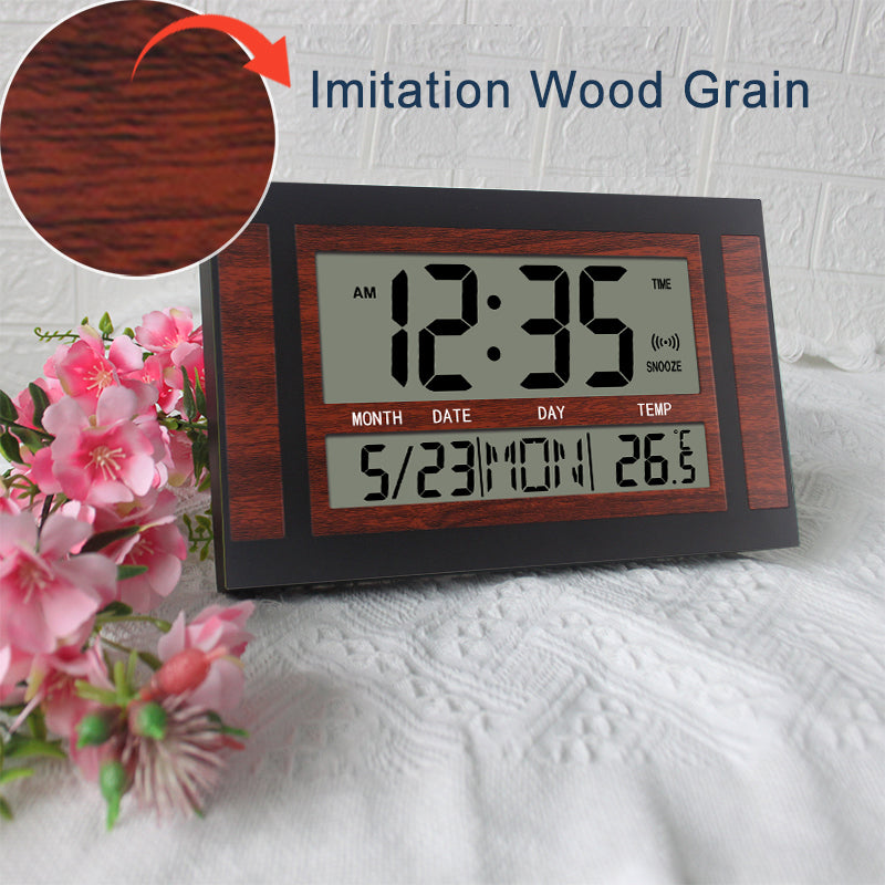 Large Screen Ultra Silent Electronic Alarm Clock Desktop Electronic Clock eprolo