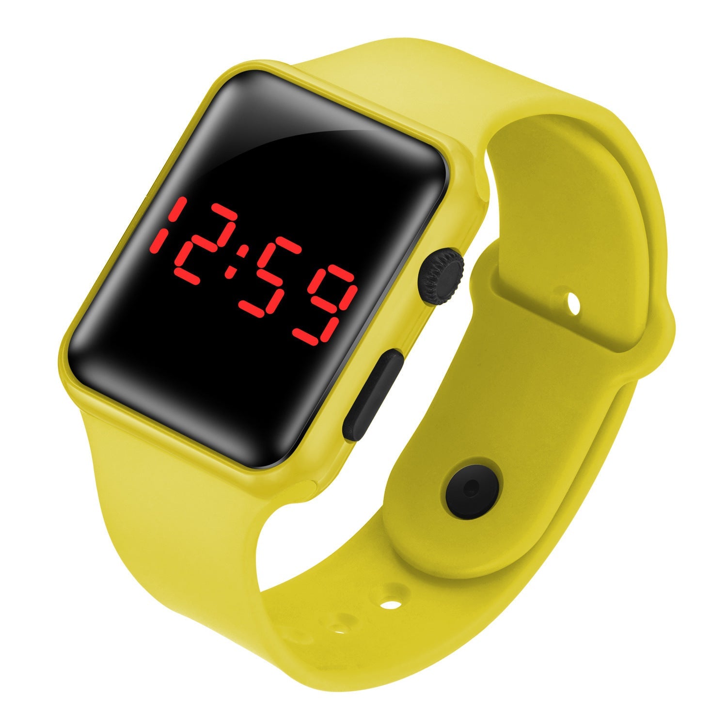 LED electronic watch/student fashion sports LED Apple square silicone electronic watch eprolo