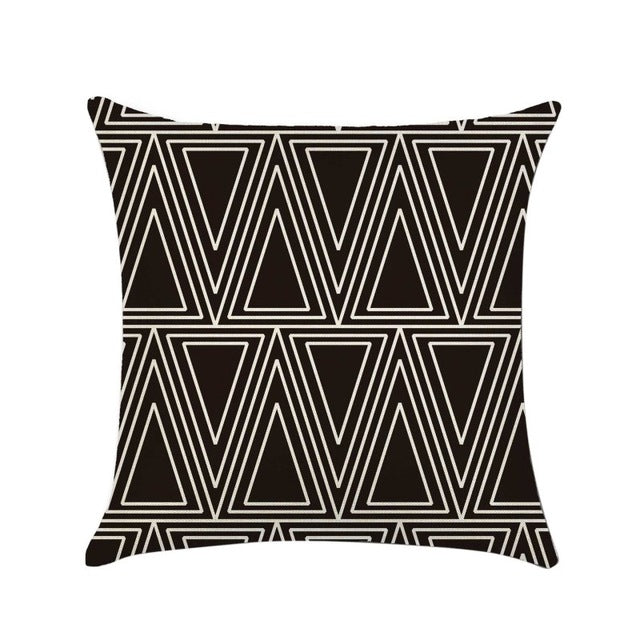 Linen Cotton Geometrisch Throw Pillow Cushion Home Sofa Decor 45X45cm eprolo