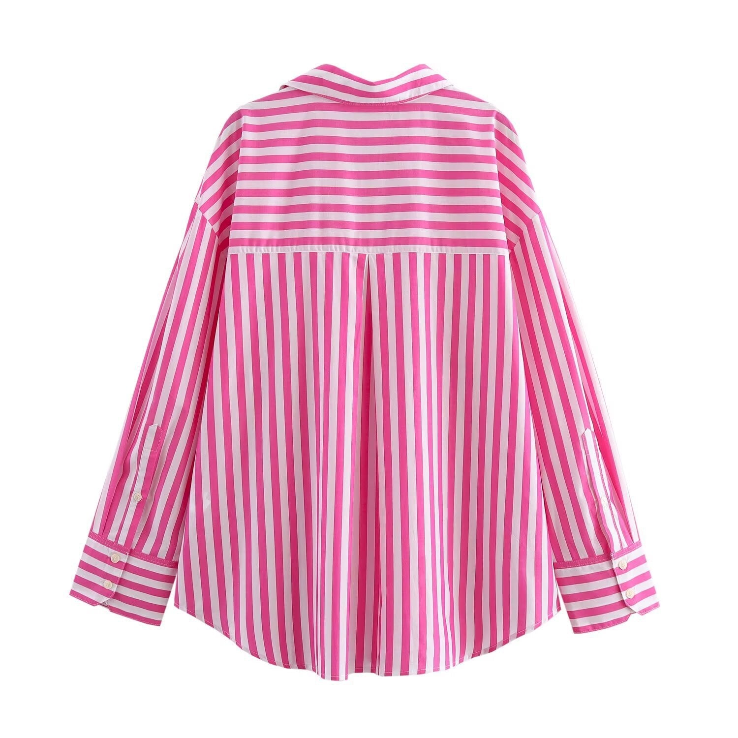 Thin spring and summer French niche fashion striped loose casual shirt for women eprolo