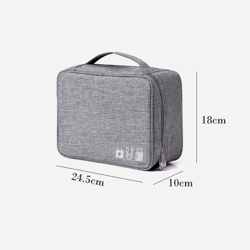 Travel Storage Bag Kit Data Cable U Disk Power Bank Electronic Accessories Digital Gadget Devices Divider Organizer Containers eprolo