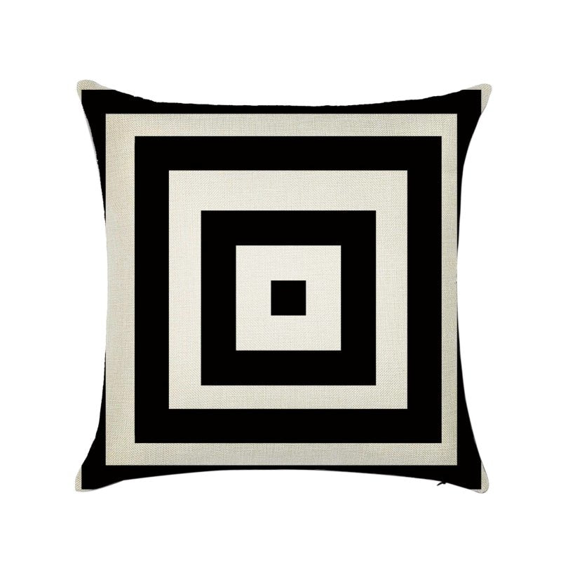 Linen Cotton Geometrisch Throw Pillow Cushion Home Sofa Decor 45X45cm eprolo