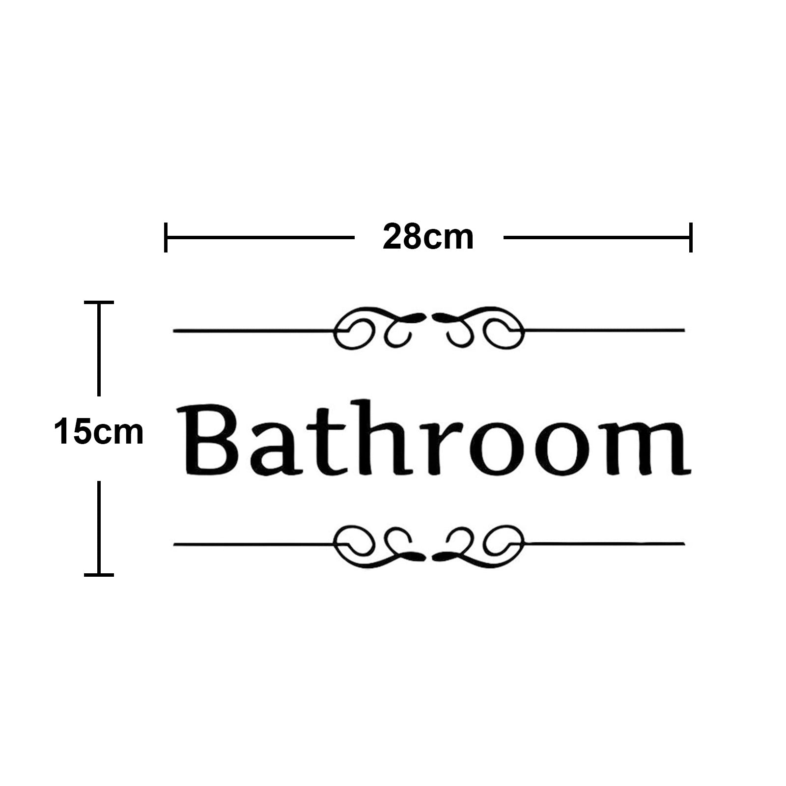 Home Bathroom Decor Wall Stickers Art Stickers Creative Home Decor Bathroom Cute Door Stickers eprolo