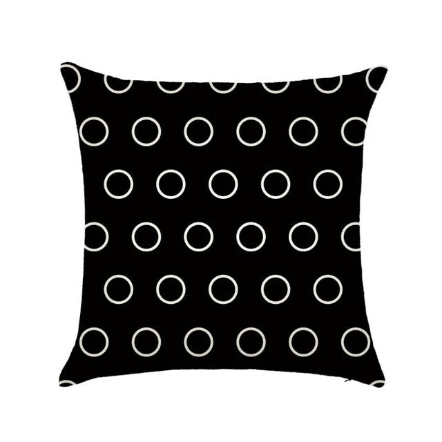 Linen Cotton Geometrisch Throw Pillow Cushion Home Sofa Decor 45X45cm eprolo