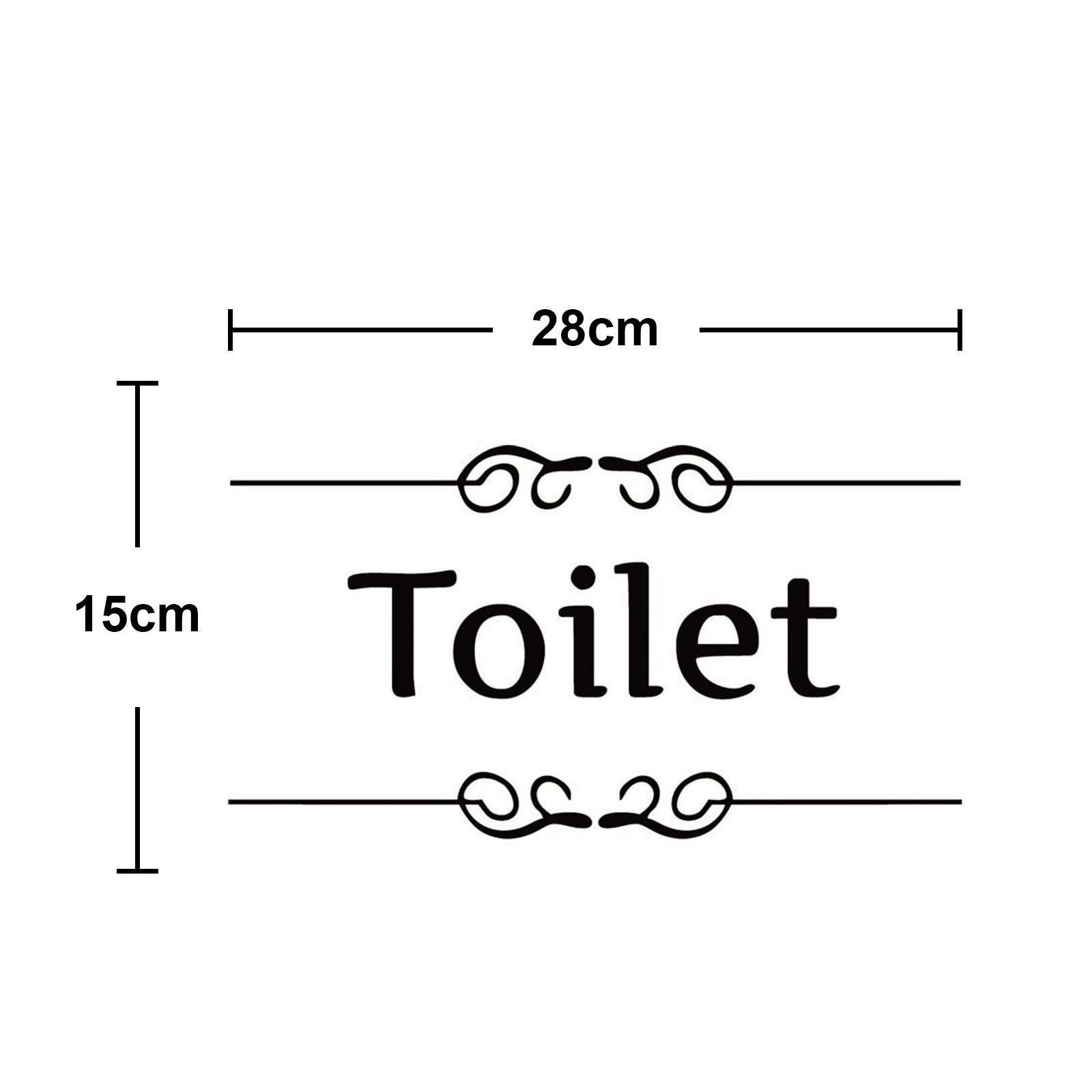 Home Bathroom Decor Wall Stickers Art Stickers Creative Home Decor Bathroom Cute Door Stickers eprolo