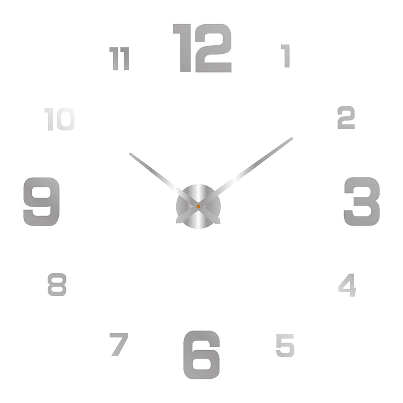 DIY Frameless Creative Wall Clock Wall Decal: A Silent and Stylish Addition for Home Decor, Ideal for Living Rooms and Offices eprolo