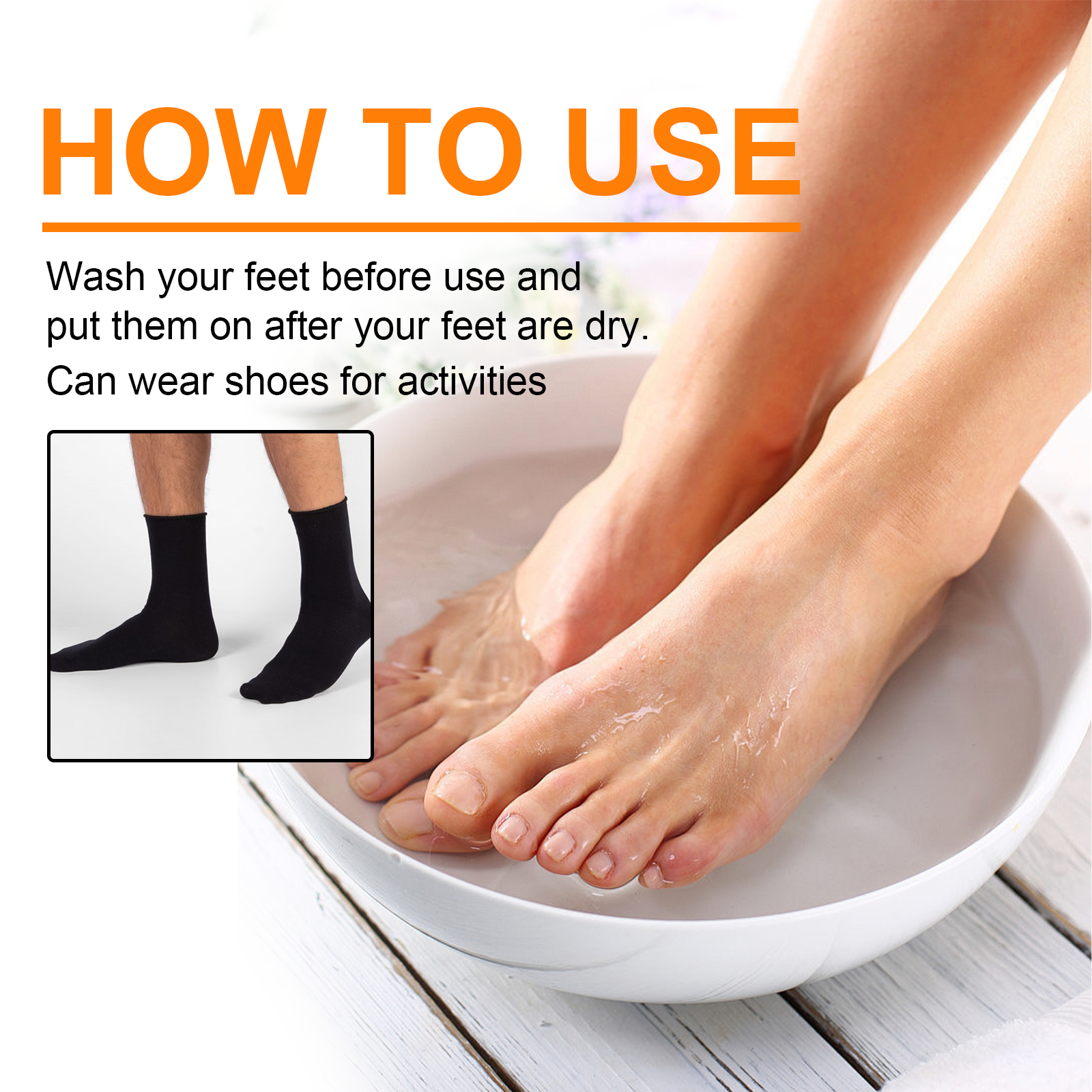 HOUKEA Tourmaline Ionic Body Health Socks, Winter Outdoor Sports Cold And Wind Warm Foot Care Massage Socks eprolo
