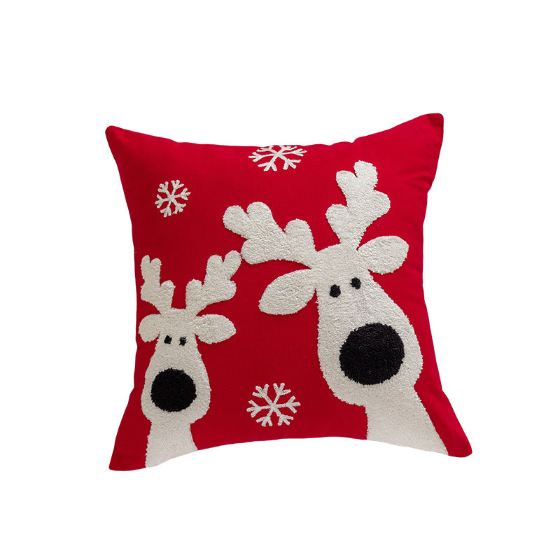 Christmas themed embroidered pillows home decor living room sofas pillows holiday home decor eprolo