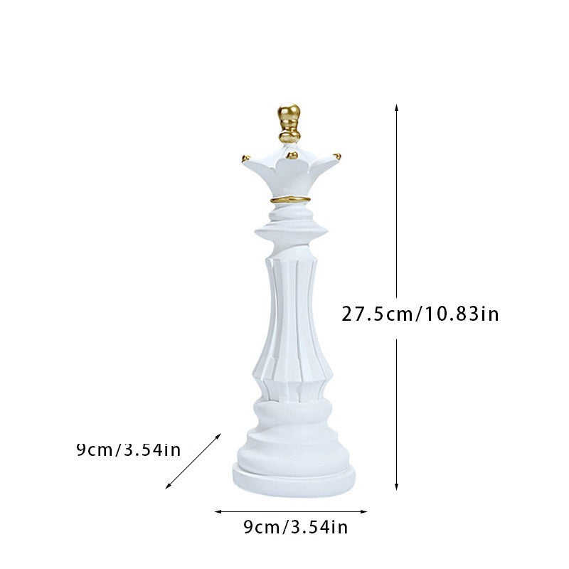 Chess resin ornaments wine cabinets kings queens warhorses chess pieces chessboards home decor eprolo