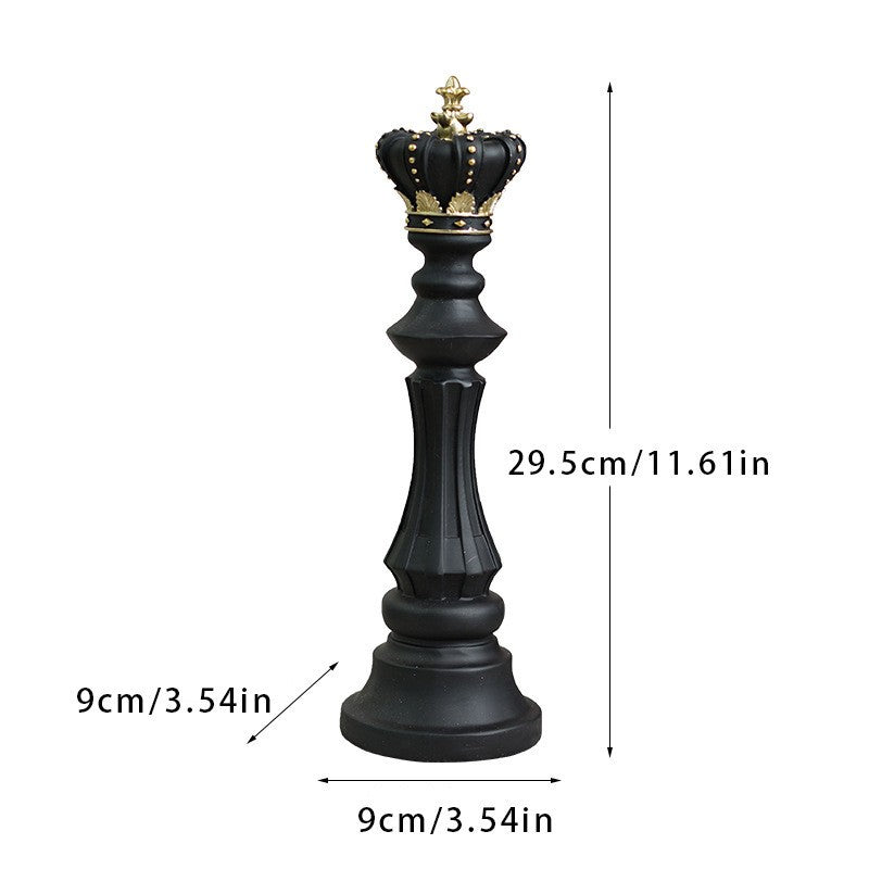 Chess resin ornaments wine cabinets kings queens warhorses chess pieces chessboards home decor eprolo