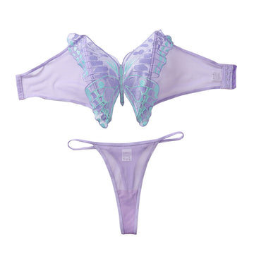 Sexy lingerie sexy women's mesh embroidery bow lingerie erotic set eprolo
