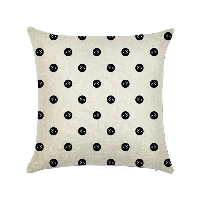 Linen Cotton Geometrisch Throw Pillow Cushion Home Sofa Decor 45X45cm eprolo