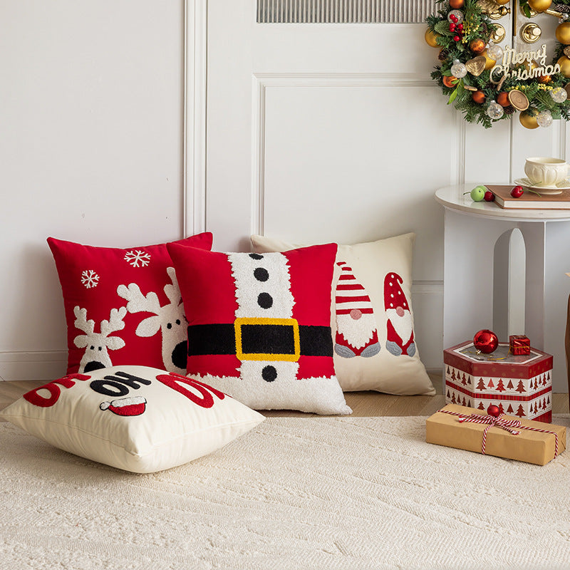 Christmas themed embroidered pillows home decor living room sofas pillows holiday home decor eprolo