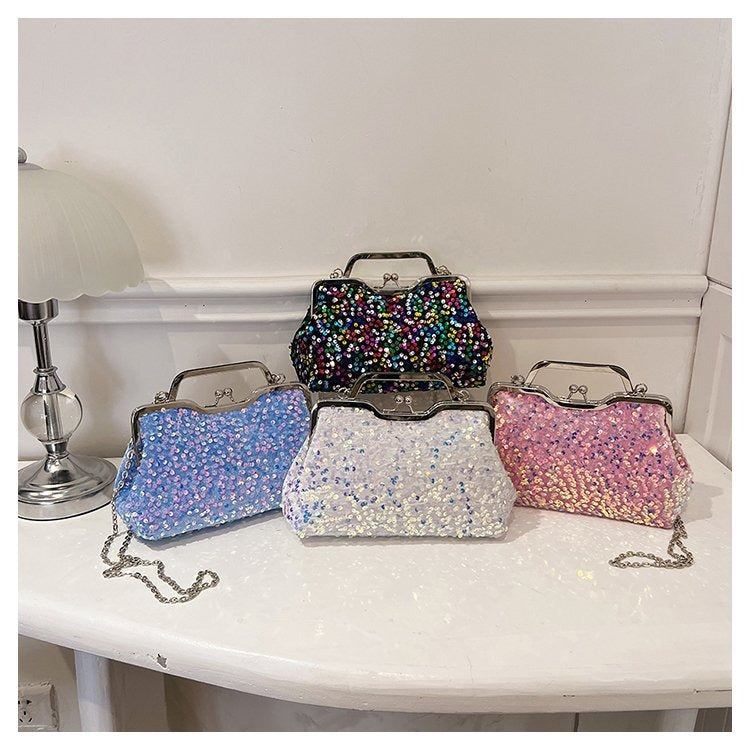 New Trendy Fashion Crossbody Bag Handbag Niche Sequin Evening Bag eprolo