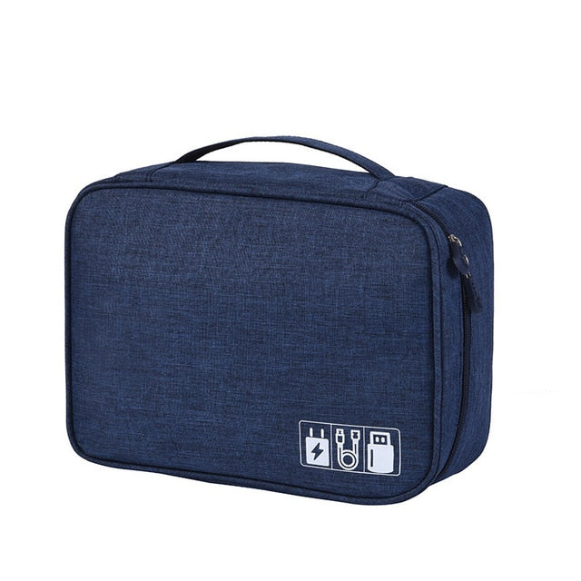 Travel Storage Bag Kit Data Cable U Disk Power Bank Electronic Accessories Digital Gadget Devices Divider Organizer Containers eprolo