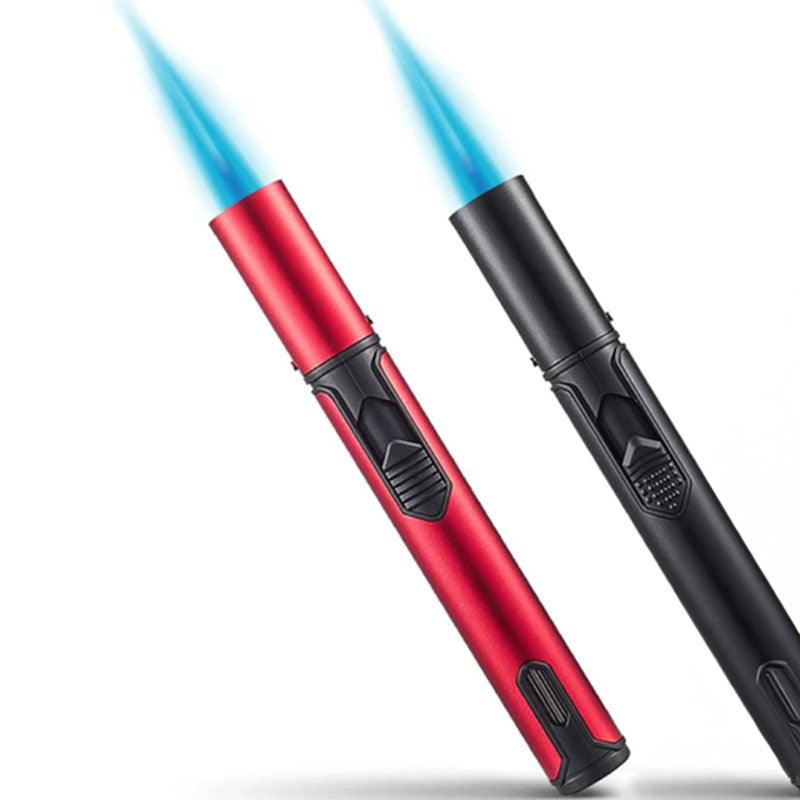 Metal Windproof Lighter Butane Jet Flame Lighter Cigarette Cigar Accessories Kitchen Cooking BBQ Outdoor Gadgets eprolo