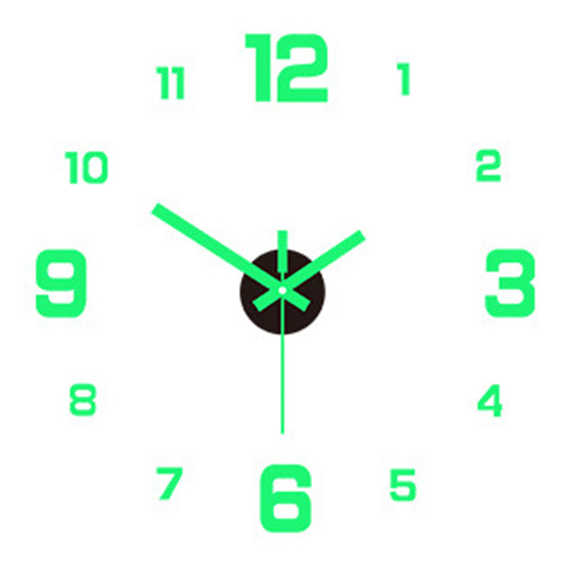 DIY Frameless Creative Wall Clock Wall Decal: A Silent and Stylish Addition for Home Decor, Ideal for Living Rooms and Offices eprolo