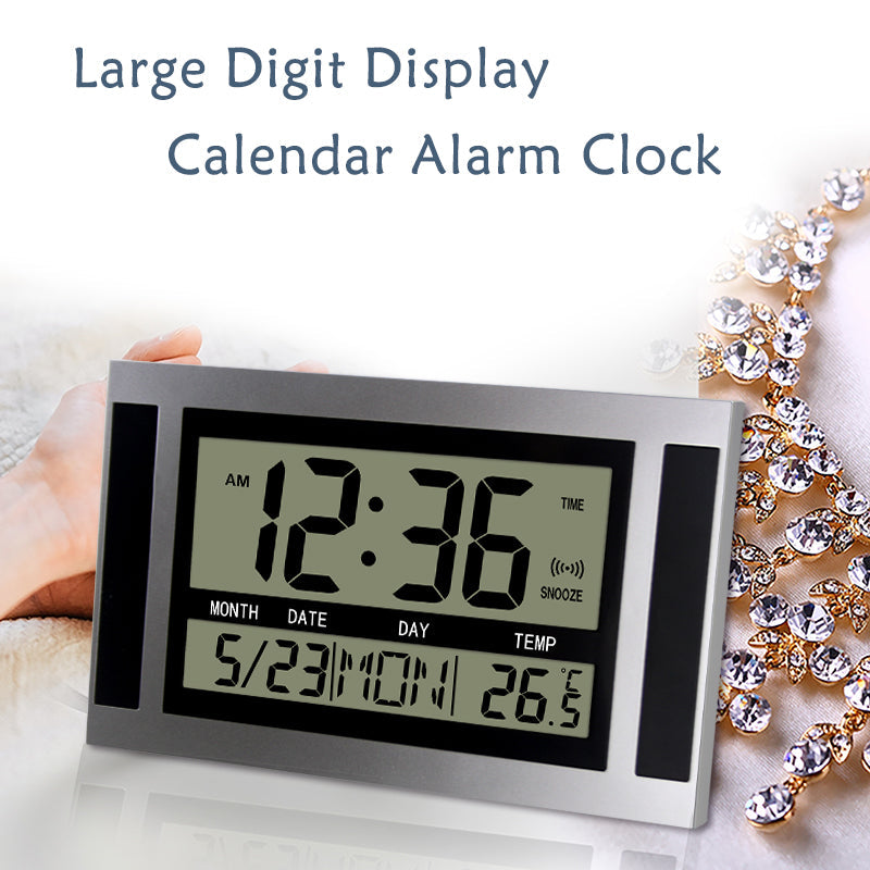 Large Screen Ultra Silent Electronic Alarm Clock Desktop Electronic Clock eprolo