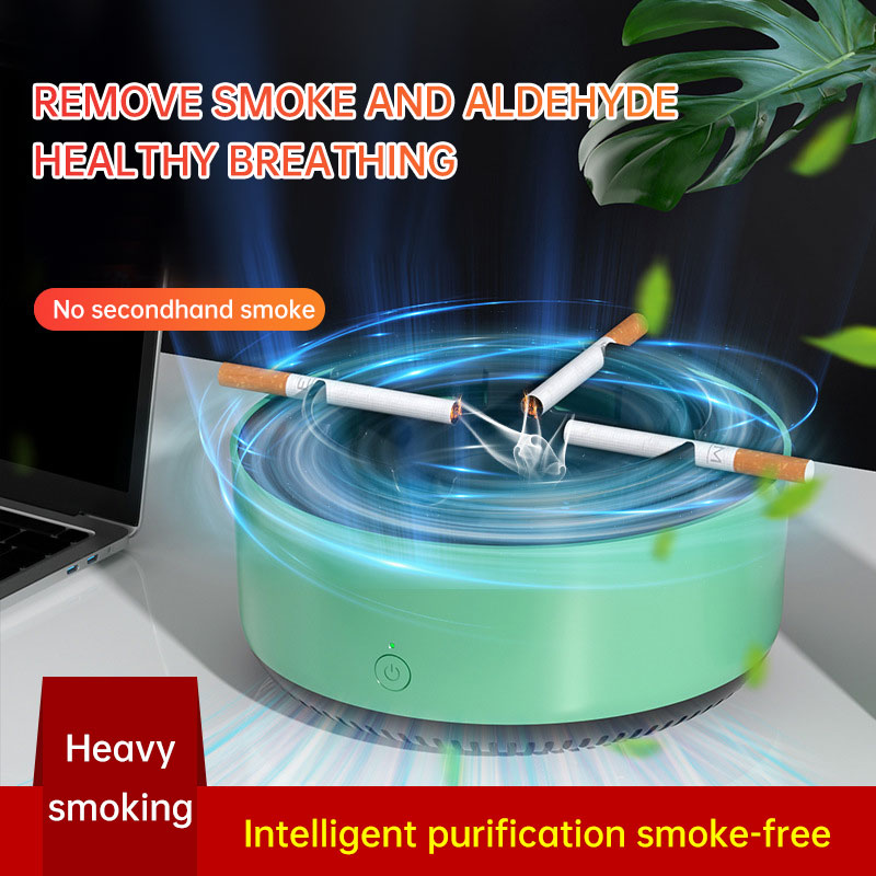 Electronic intelligent ashtray air purifier household creative addition to smoke artifact eprolo