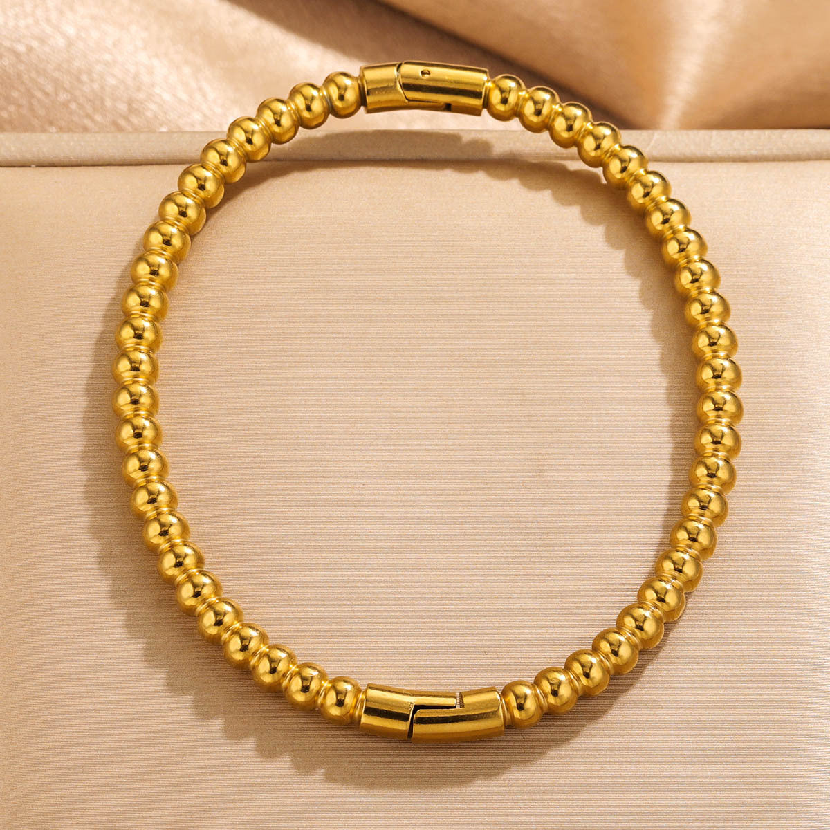 Fashion bamboo titanium steel bracelet female summer niche cold style ins stainless steel retro bamboo jewelry eprolo