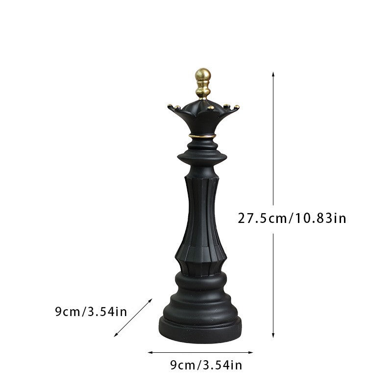 Chess resin ornaments wine cabinets kings queens warhorses chess pieces chessboards home decor eprolo