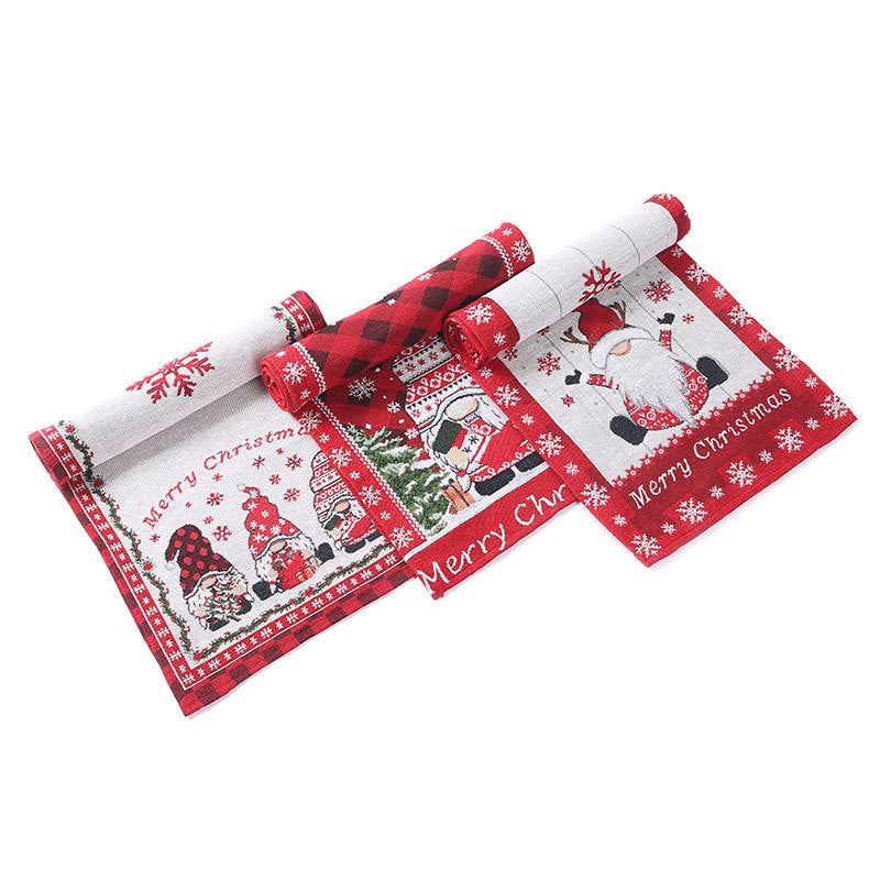 Christmas decorations, home decor, Christmas tablecloths, table flags eprolo