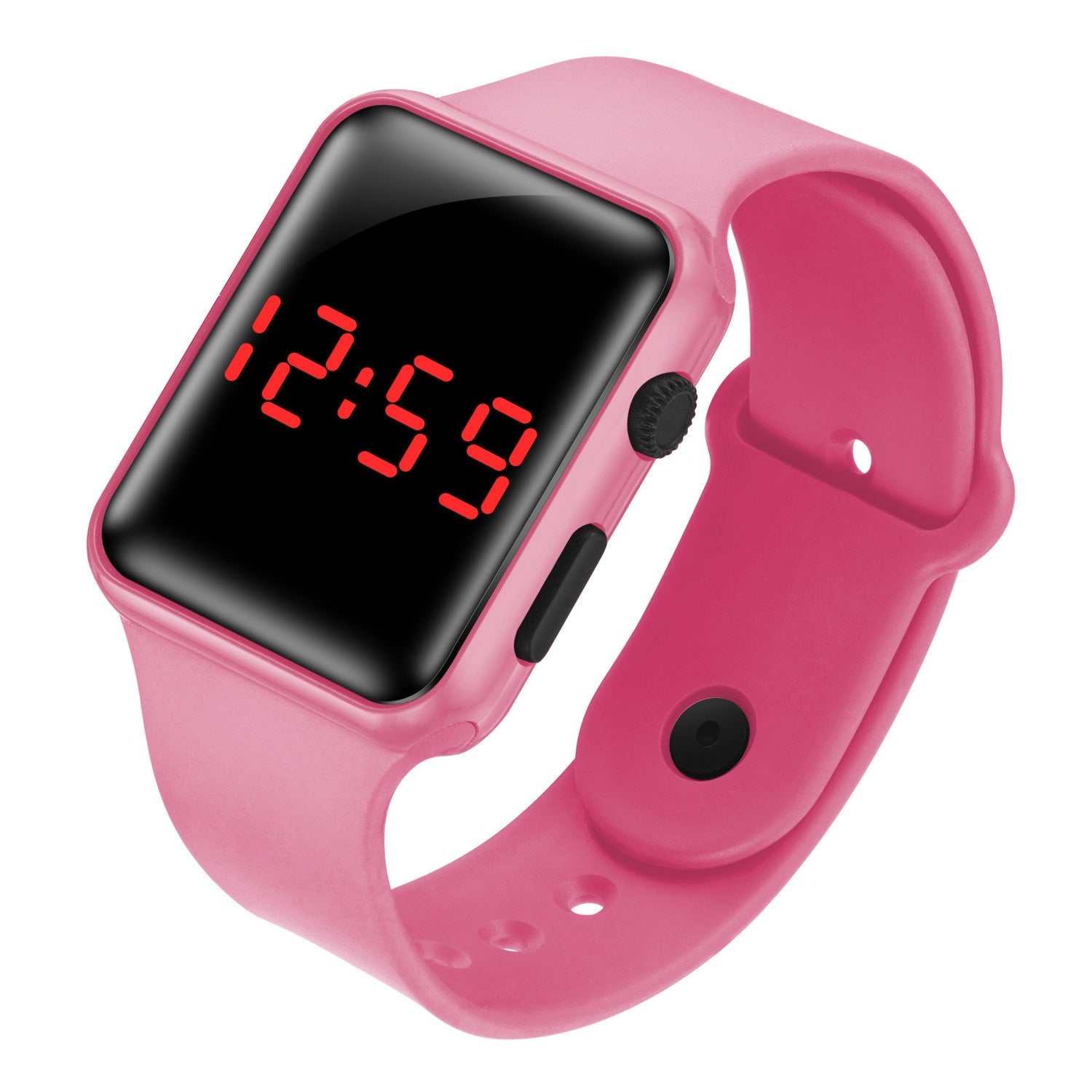 LED electronic watch/student fashion sports LED Apple square silicone electronic watch eprolo