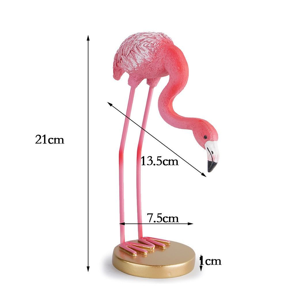 Minimalist flamingo resin home decor eprolo