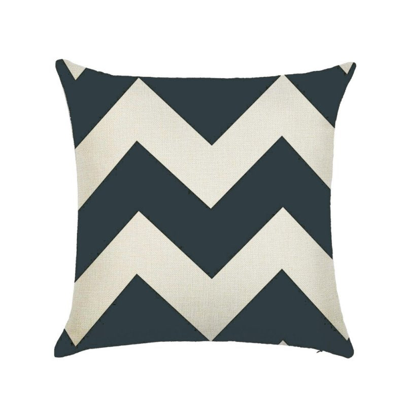Linen Cotton Geometrisch Throw Pillow Cushion Home Sofa Decor 45X45cm eprolo