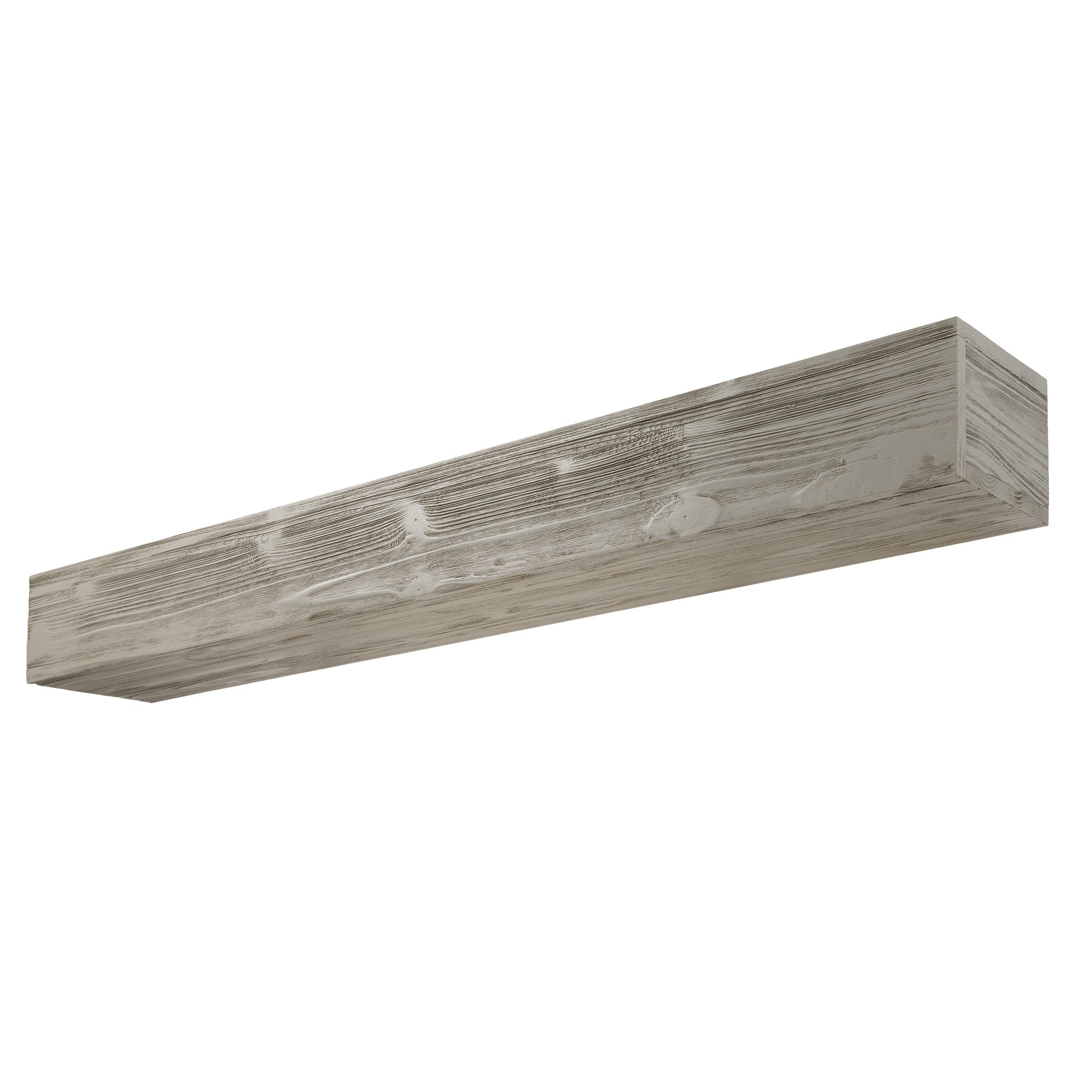 60" Rustic Wood Fireplace Mantel,Wall-Mounted & Floating Shelf for Home Decor grey eprolo
