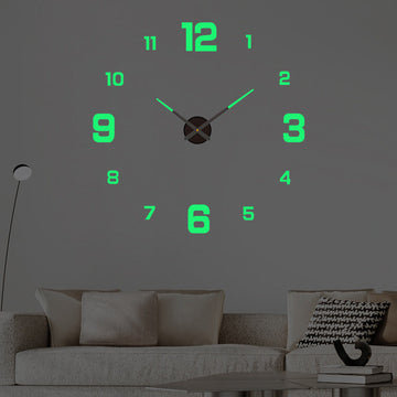 DIY Frameless Creative Wall Clock Wall Decal: A Silent and Stylish Addition for Home Decor, Ideal for Living Rooms and Offices eprolo