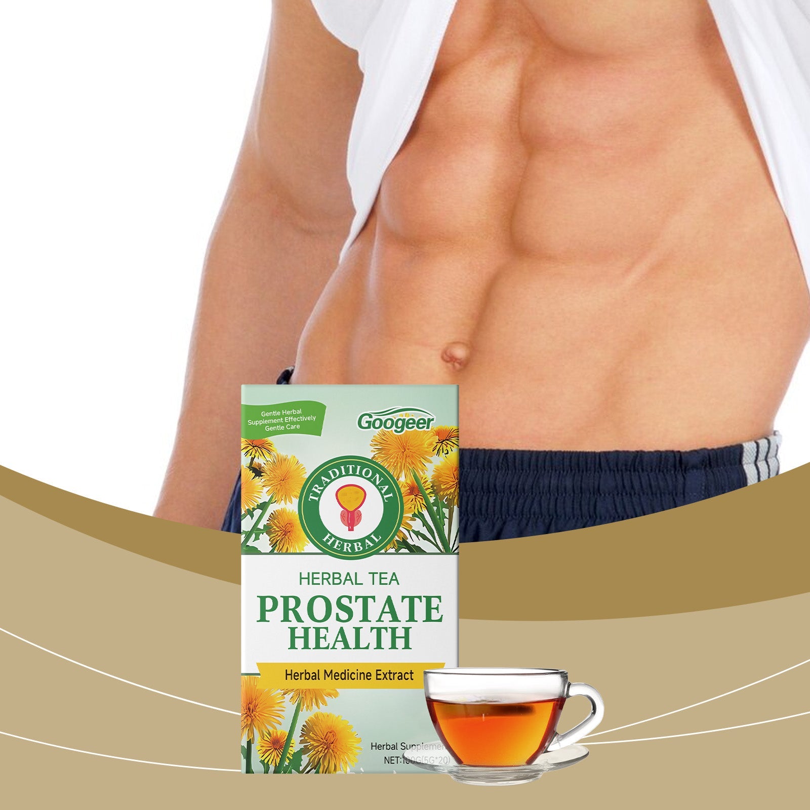 Googeer Herbal Prostate Health Tea Prostate Health Body Treatment eprolo